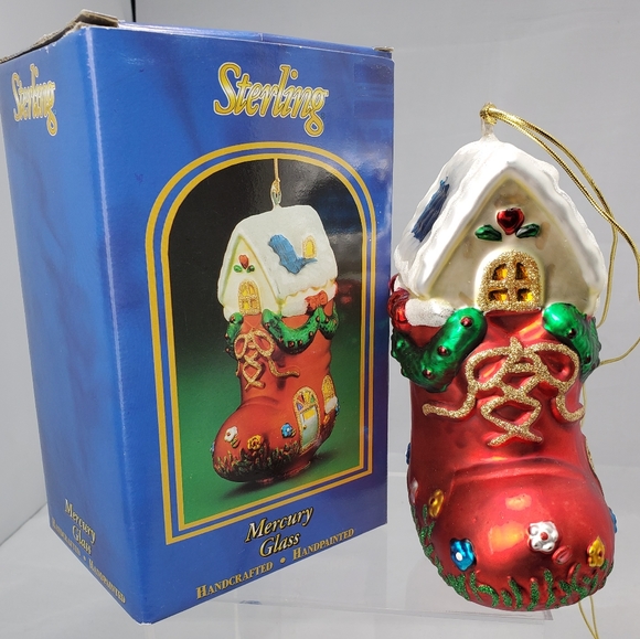 Vintage Sterling Inc. Mercury Glass Ornament - Picture 1 of 12